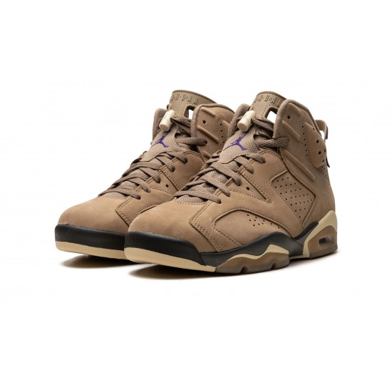 Nike Air Jordan 6 Gore-Tex Womens Brown Kelp FD1643-300 Shoes